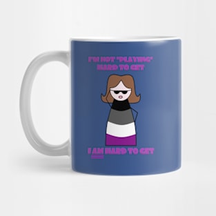 Queer-Coded Comic: Hard to Get (Asexual) Mug